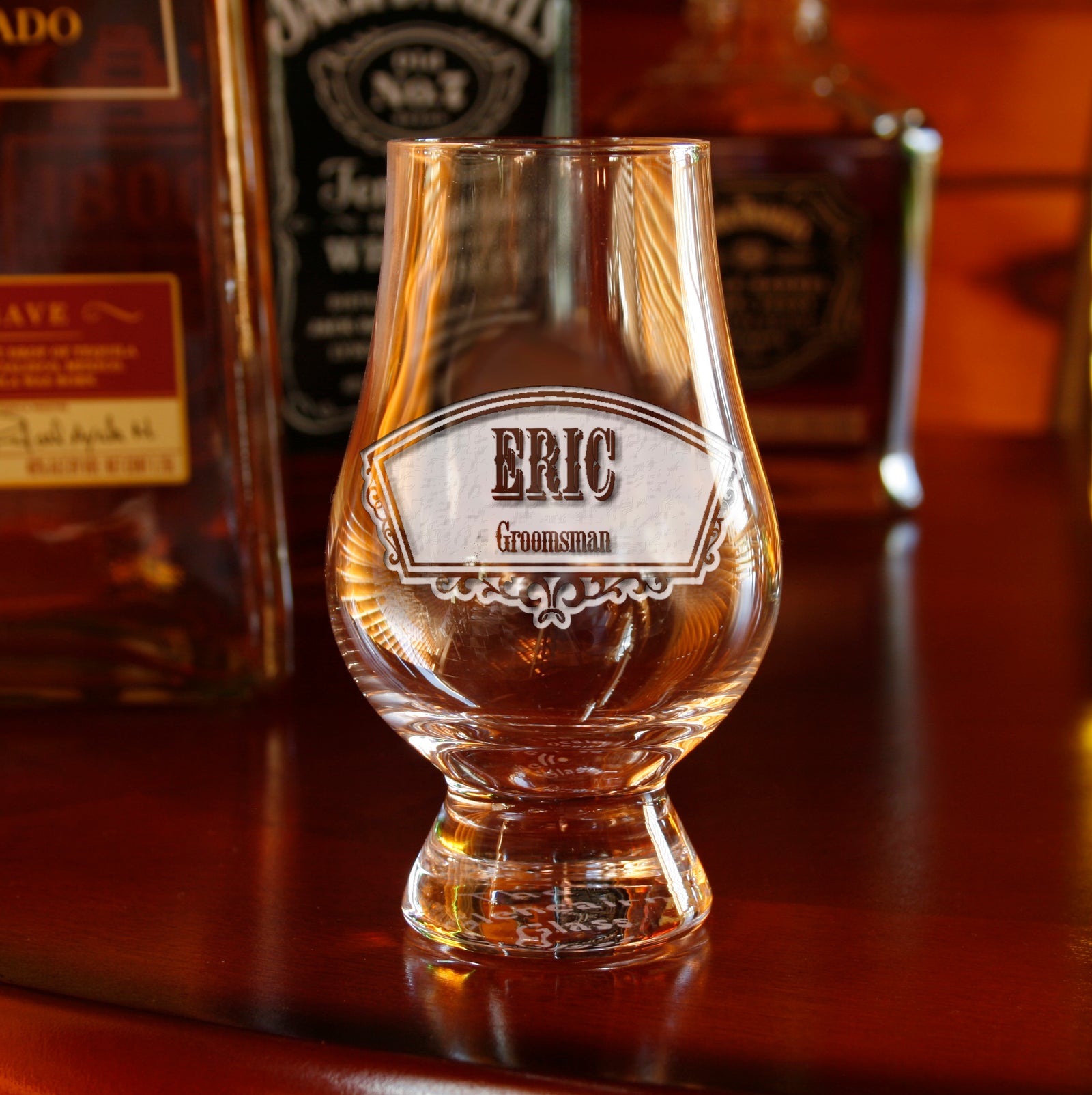 Custom Glencairn Glassware for Groomsmen