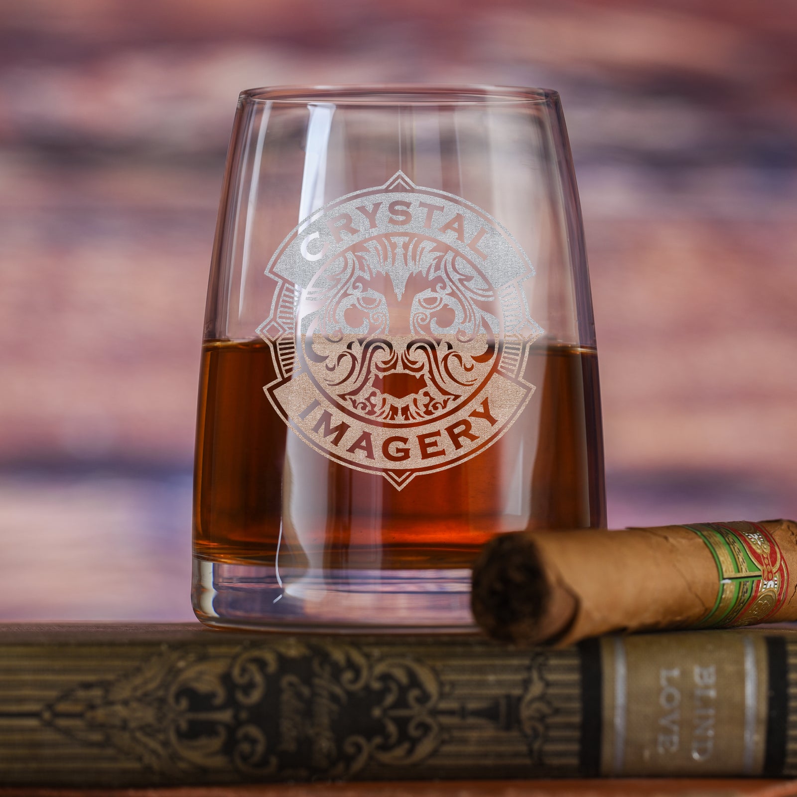 Laser-Etched Glasses & Tumblers with Custom Logo