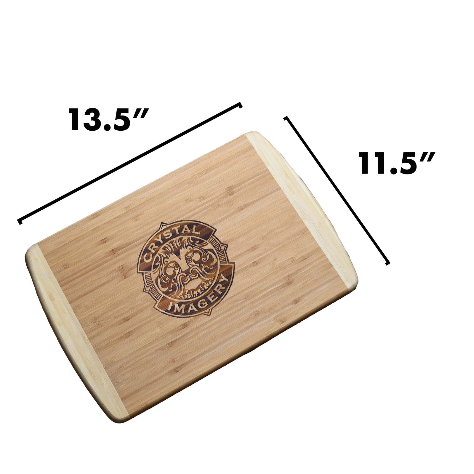 Bamboo Cutting Charcuterie Cheese Board with Monogram