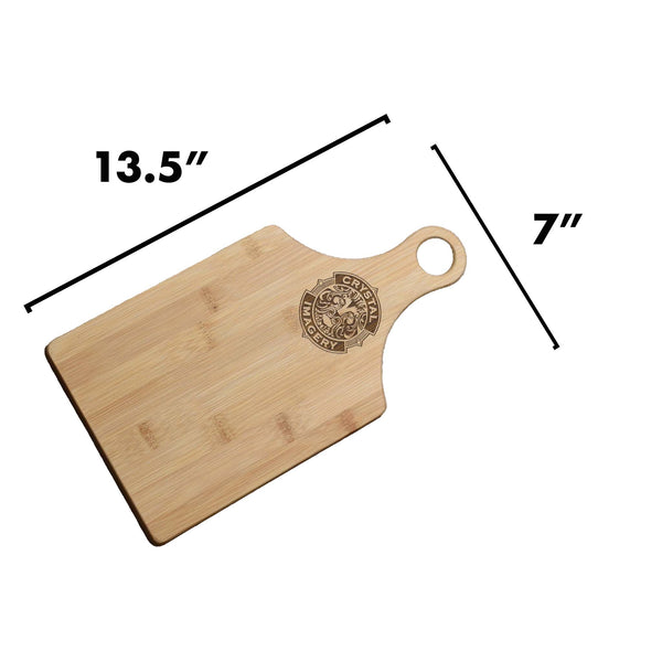 Paddle Charcuterie Cheese Board With Your Monogram