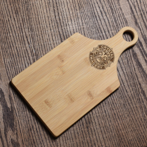 Custom Paddle Charcuterie Cheese Board With Your Logo Design