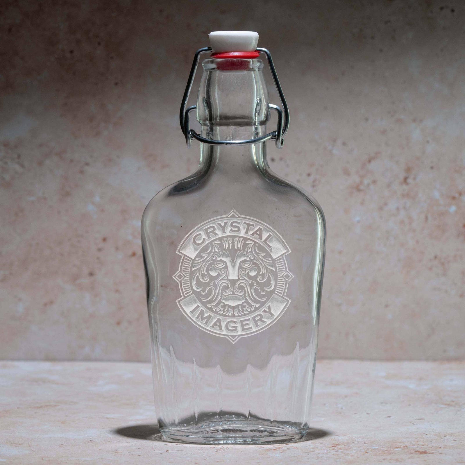 Custom Engraved Logo Flask