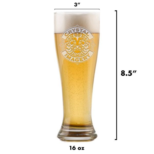 19th Hole Golf Lover Pilsner Beer Glass