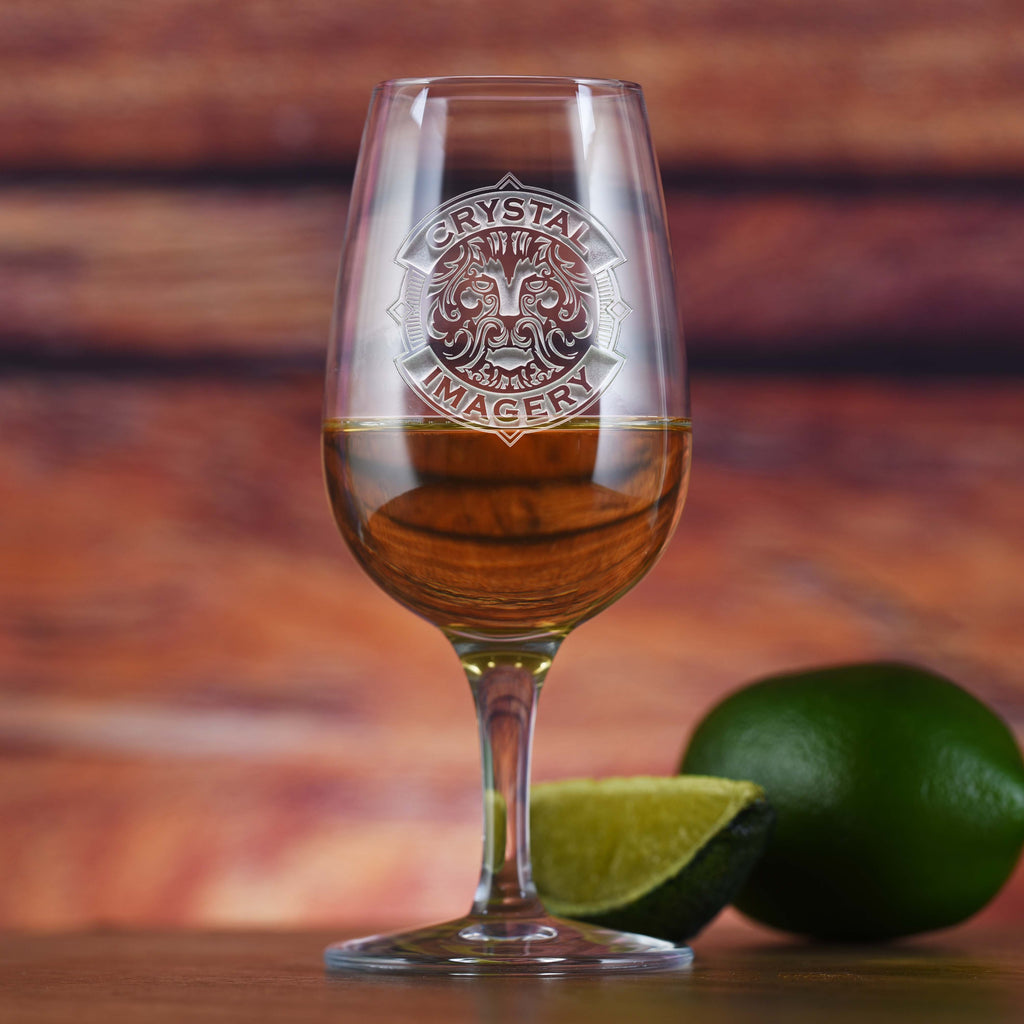 Your Logo Tequila Tasting Glass Deep Engraved