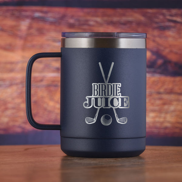 Birdie Juice Golf Theme Golfer Gift Coffee Mug Tumbler