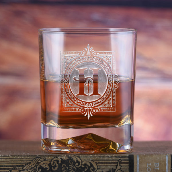 Custom Whiskey Glass - Luigi Bormioli On The Rocks