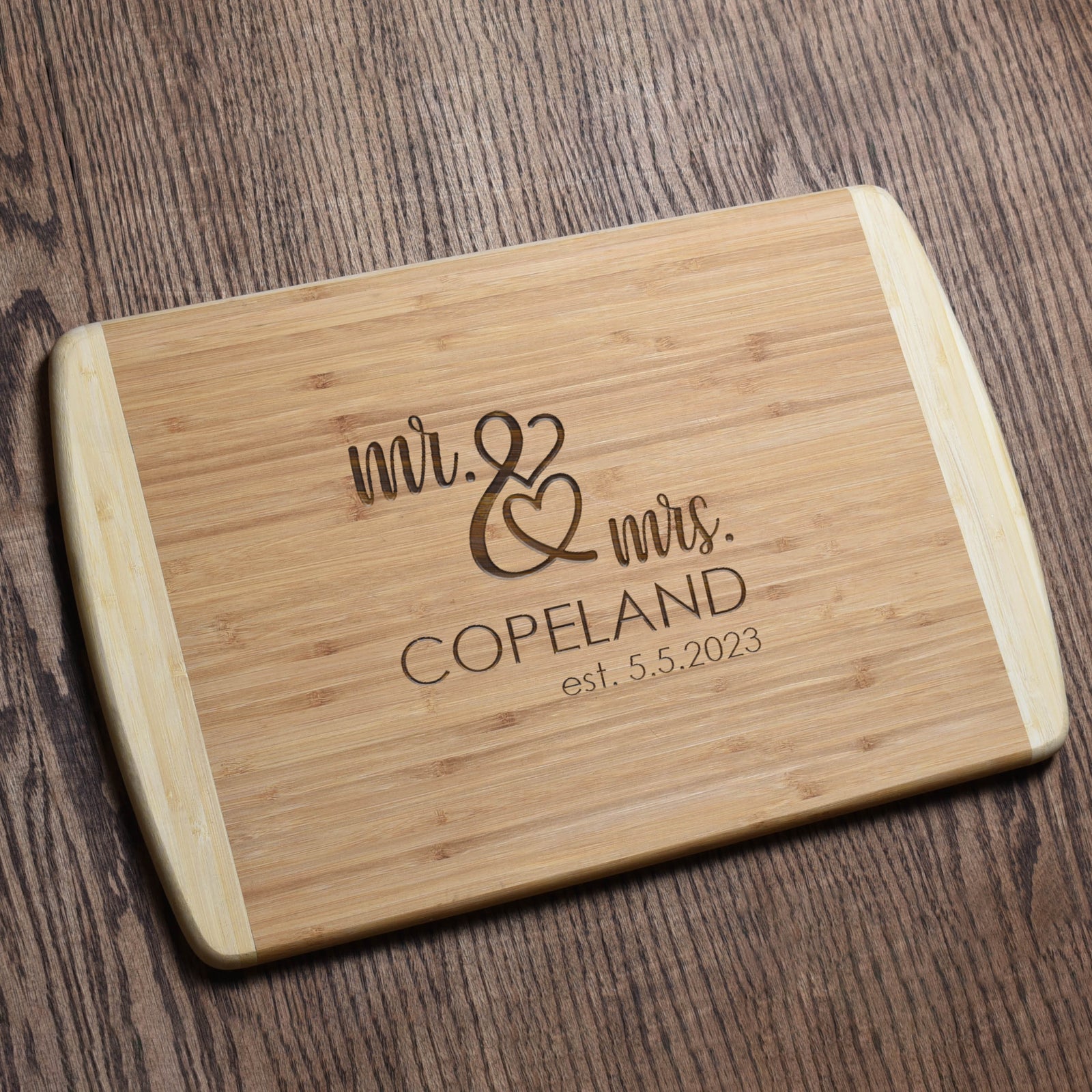 Mr & Mrs Wedding Gift - Cutting, Charcuterie, Cheese Board