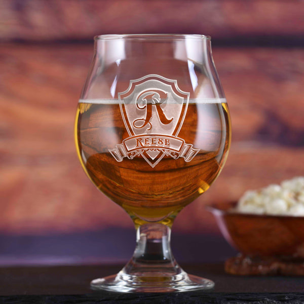 Personalized Belgian Beer and Cider Glass