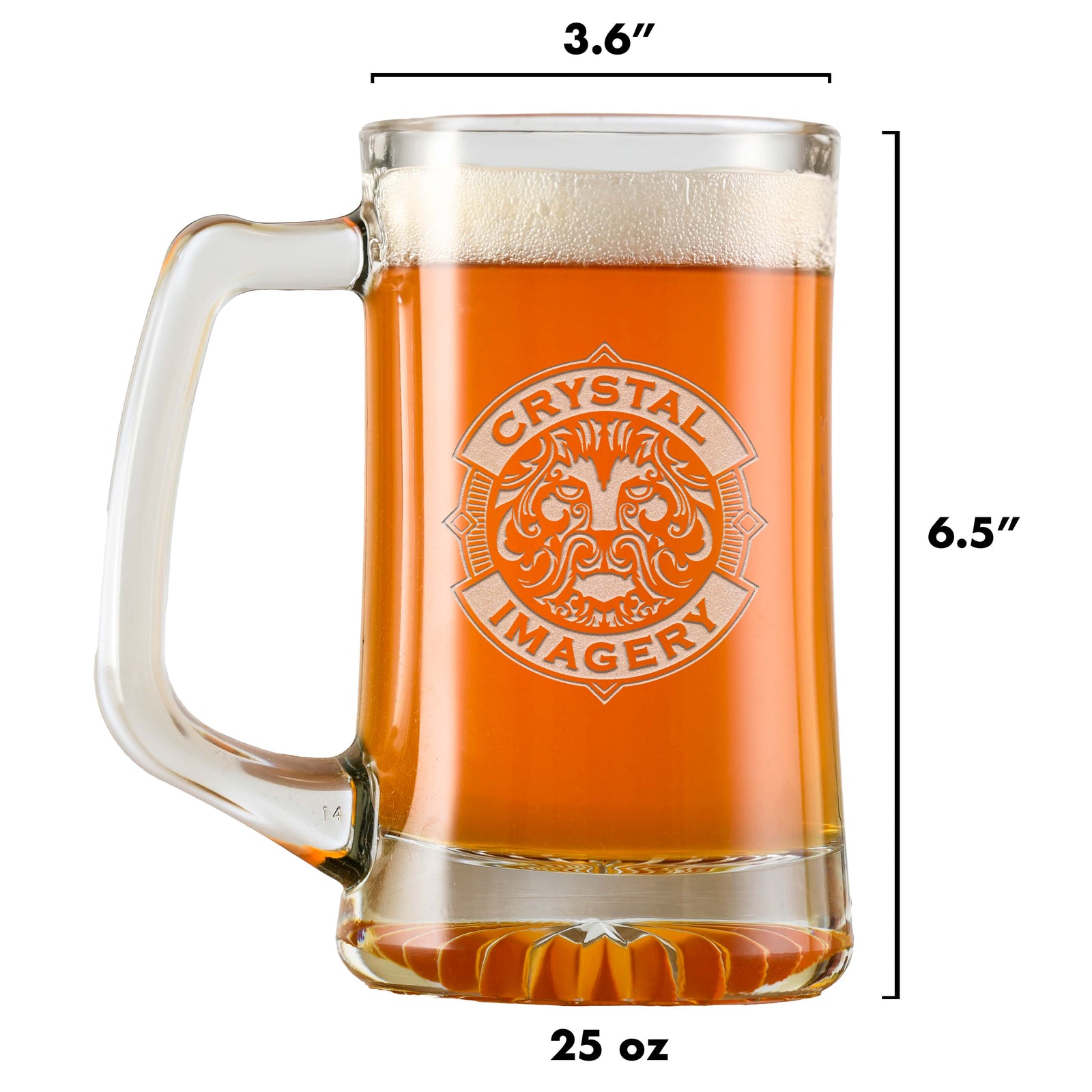 Engraved Vintage Beer Mug