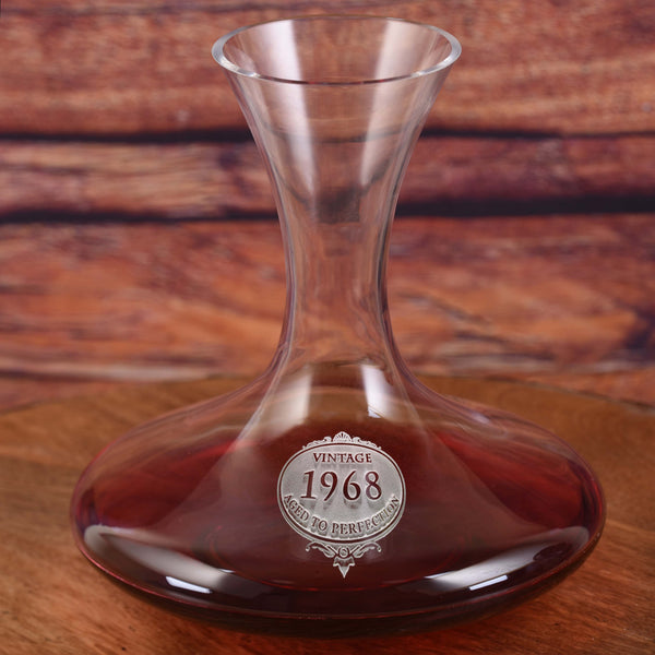 Vintage Year Wine Decanter