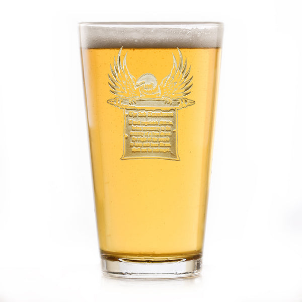 2nd Amendment Gun Rights Pint Pub Beer Glass