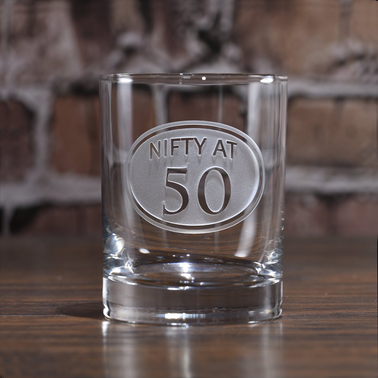 Engraved 40th Birthday Whiskey Glass