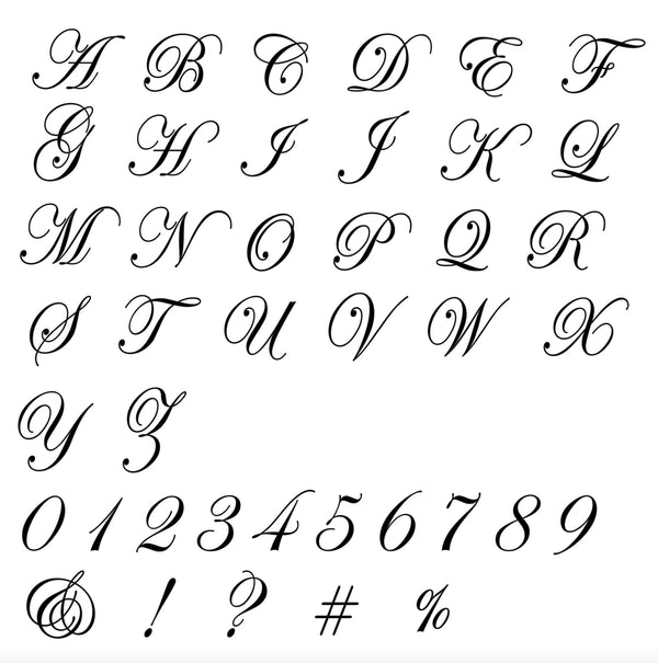 Edwardian Script Monogram Campfire Mug Gift