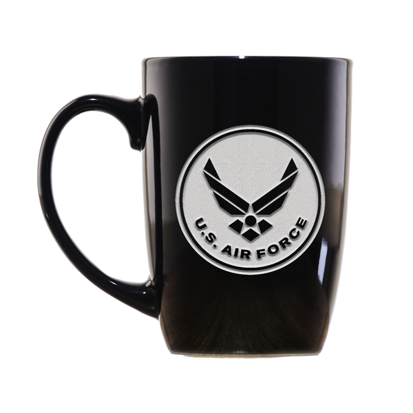Deep Carved Air Force Coffee Mugs at Wholesale