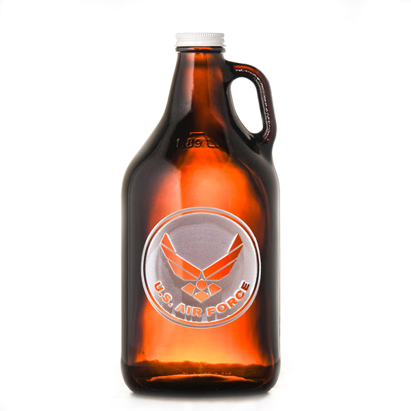 Air Force Engraved Beer Growler Gift