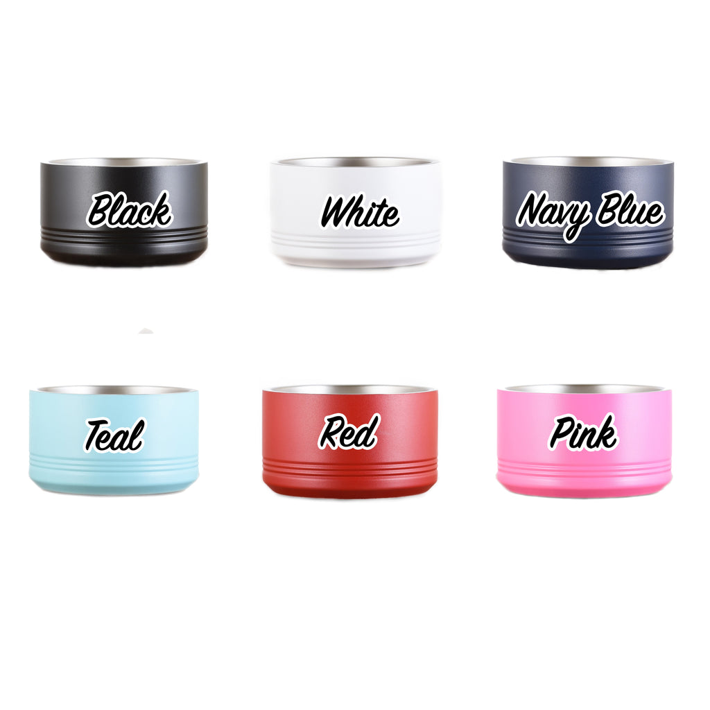 Custom Engraved Small Pet Bowl for Dog or Cat