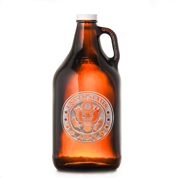 Army Engraved Beer Growler Gift