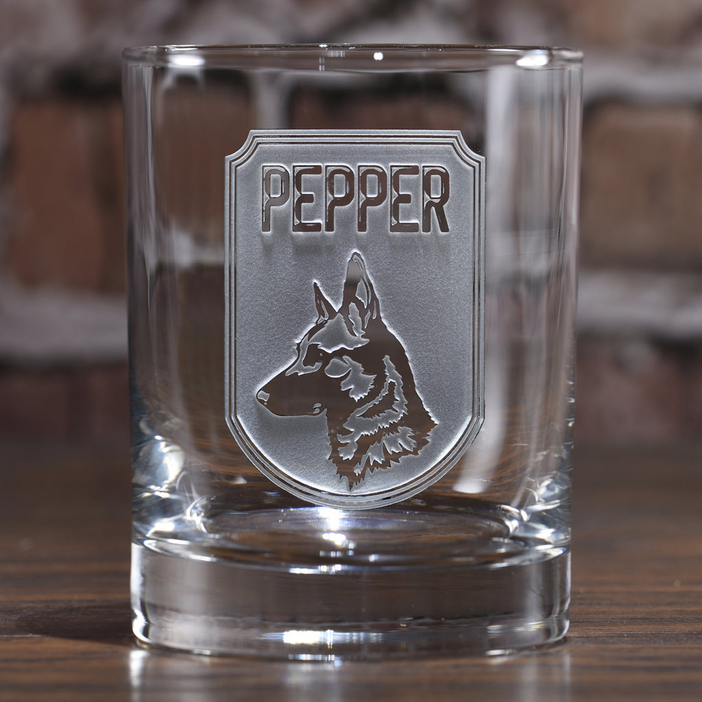 Man's Best Friend Dog Lover Gift, Personalized Dog Breed Whiskey Glass