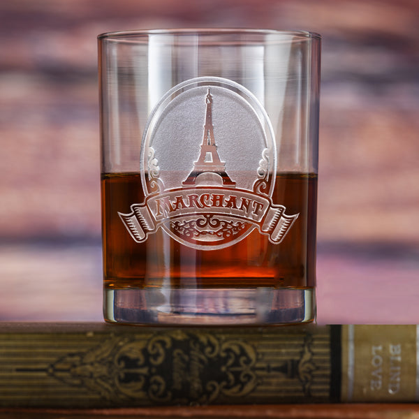 Eiffel Tower Scotch Whiskey Glass