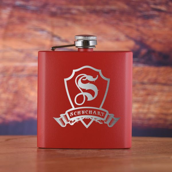 Custom Engraved Flask Gift for Men