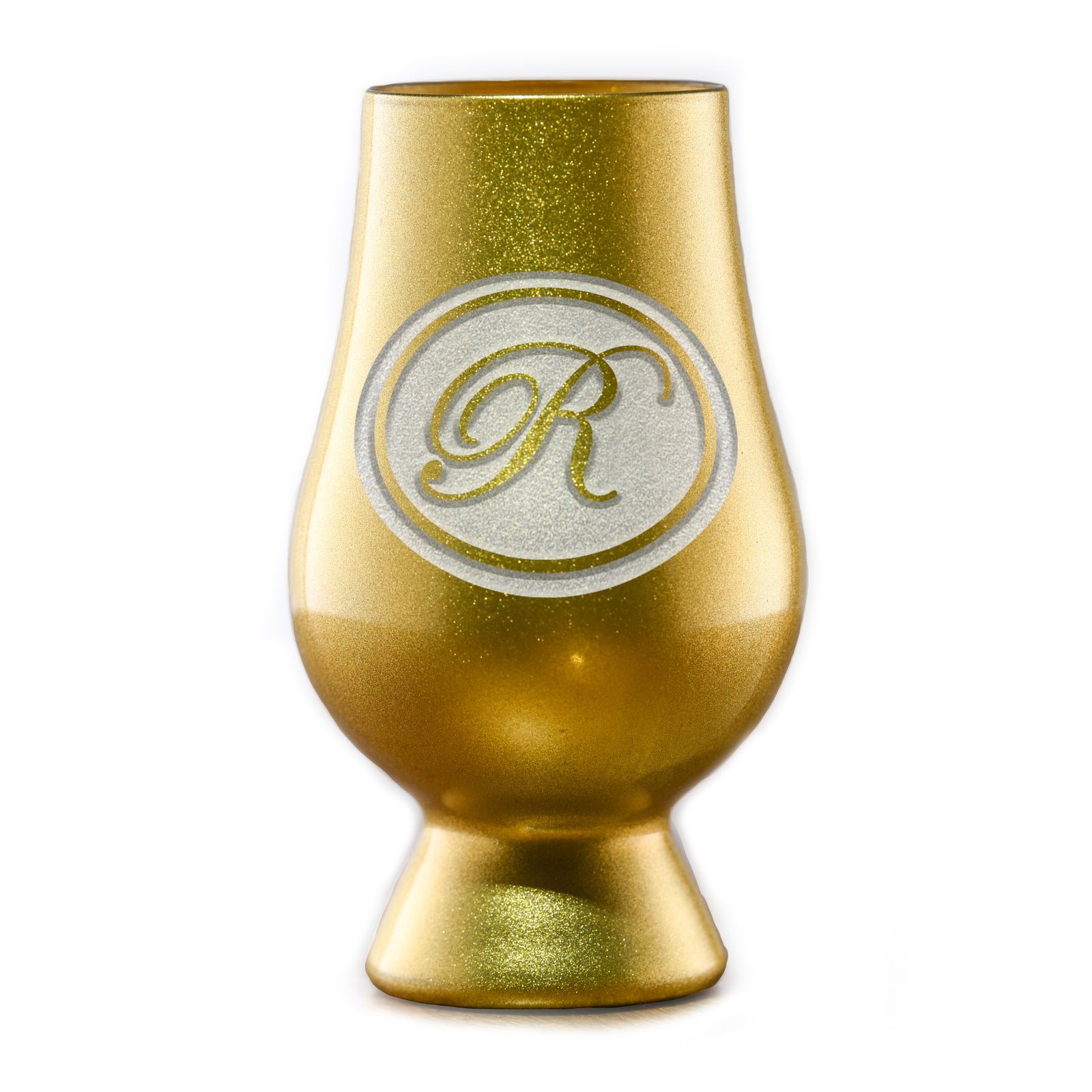 Personalized, Gold Glencairn Whisky Glass