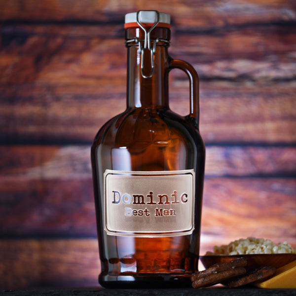 Groomsman Growler Personalized