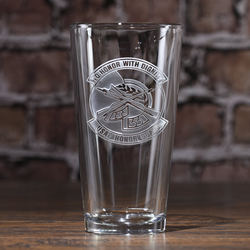 Honor Guard Pub Glass