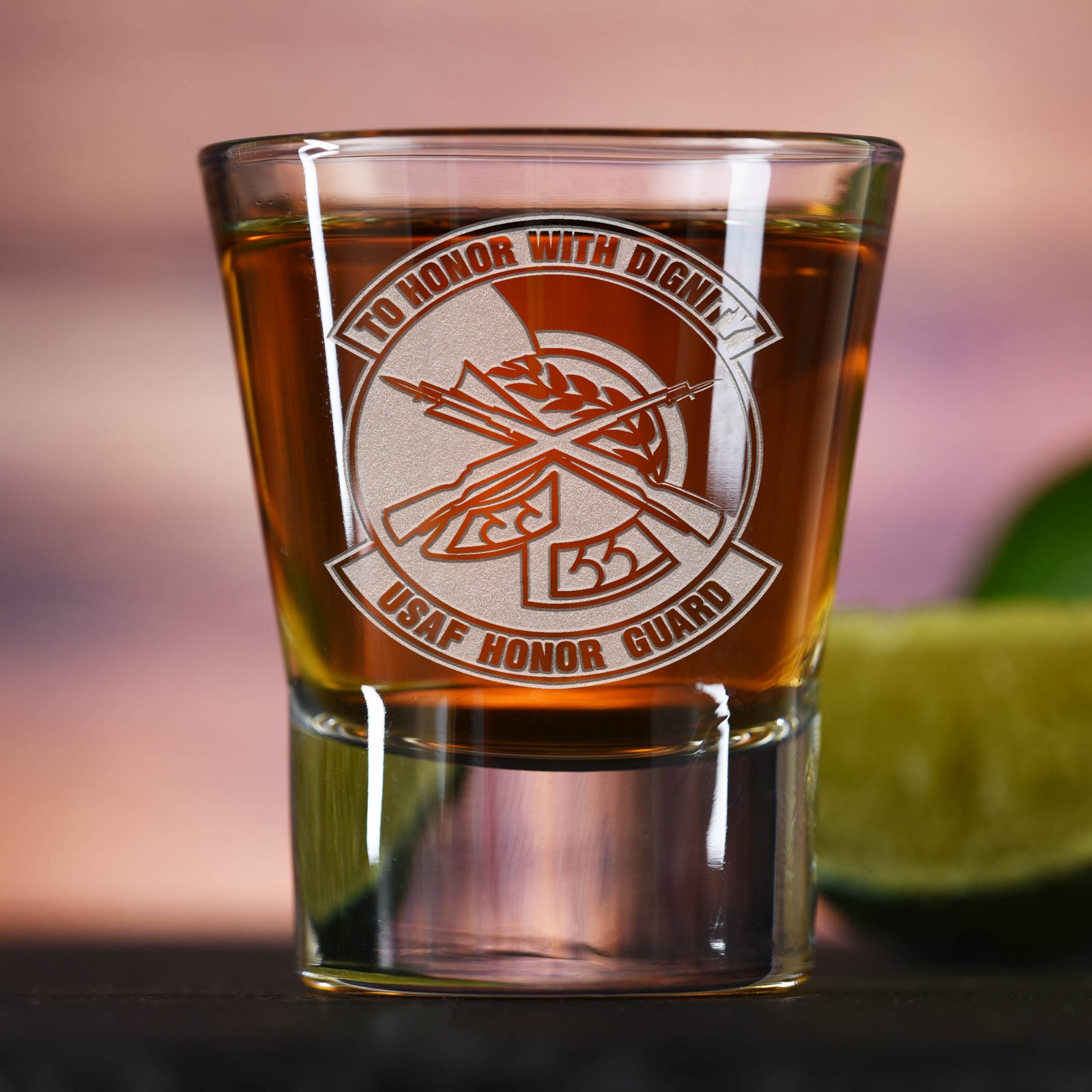 Honor Guard Shot Glass