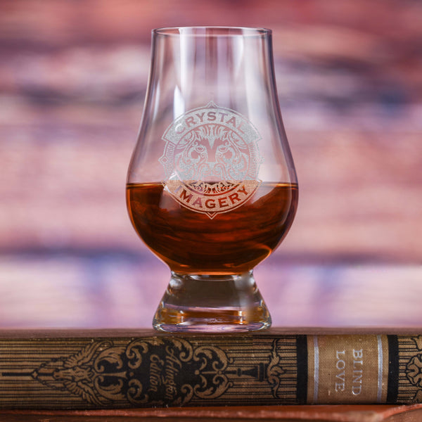Laser Etched Company Logo Glencairn Glass