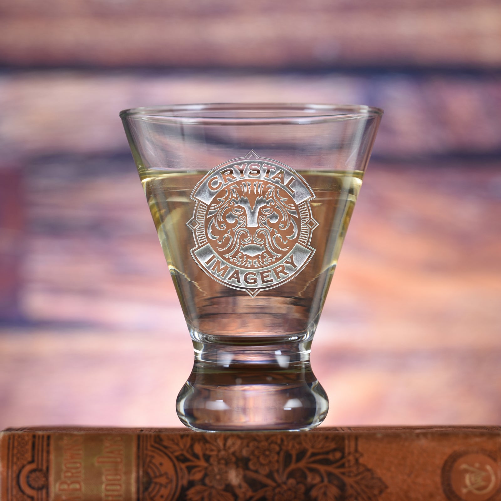 Engrave My Own Logo Martini Glass