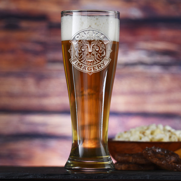 Company Logo Pilsner Beer Glass