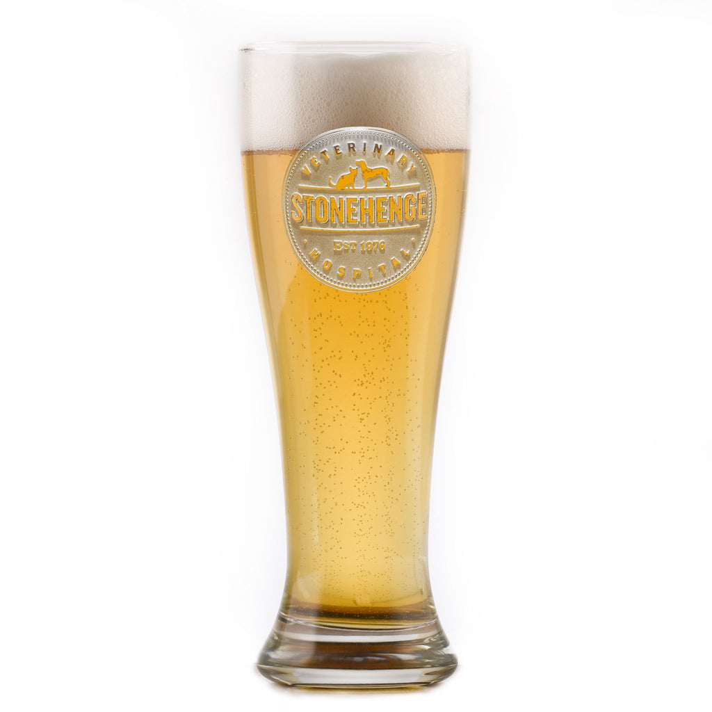 Company Logo Pilsner Beer Glass