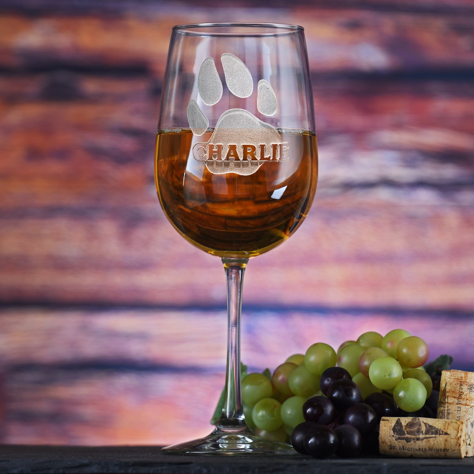 Man's Best Friend, Pet Lover Gift, Personalized Dog Breed Wine Glass
