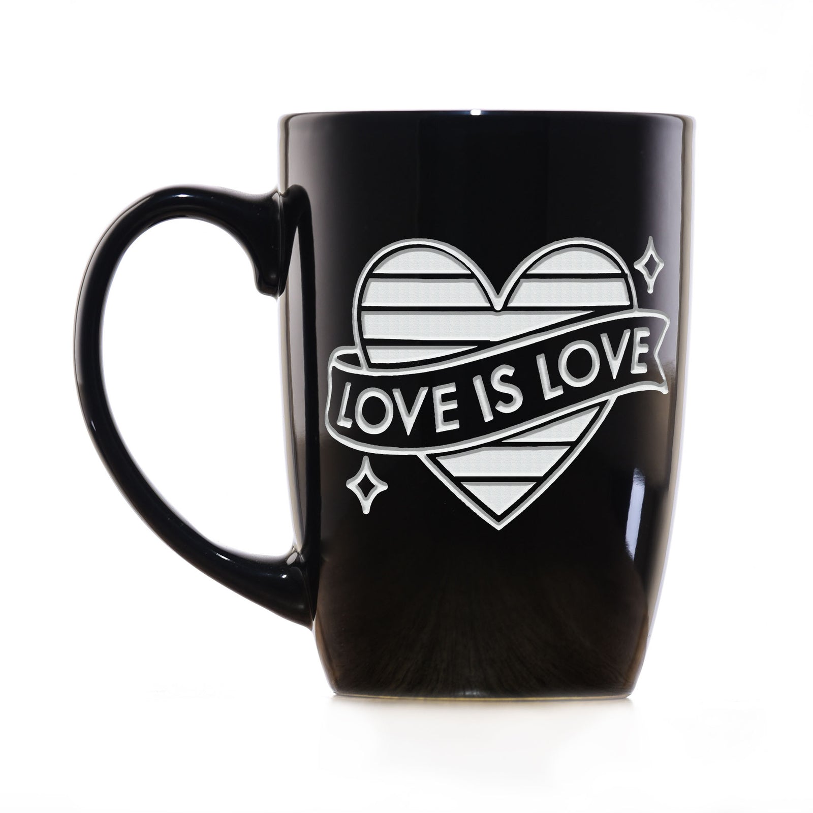 LGBTQ Pride Gifts, Large Engraved Coffee Mug