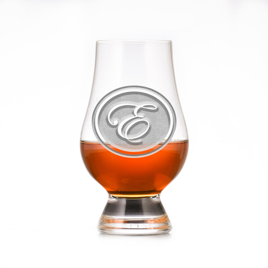 Engraved Glencairn Scotch Glass With Monogram