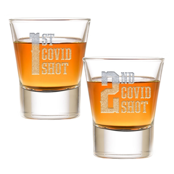 Covid Shot Glass - Funny Barware Gifts