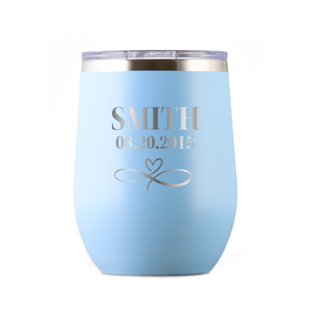 Wedding Favor Stemless Wine Tumbler Gift