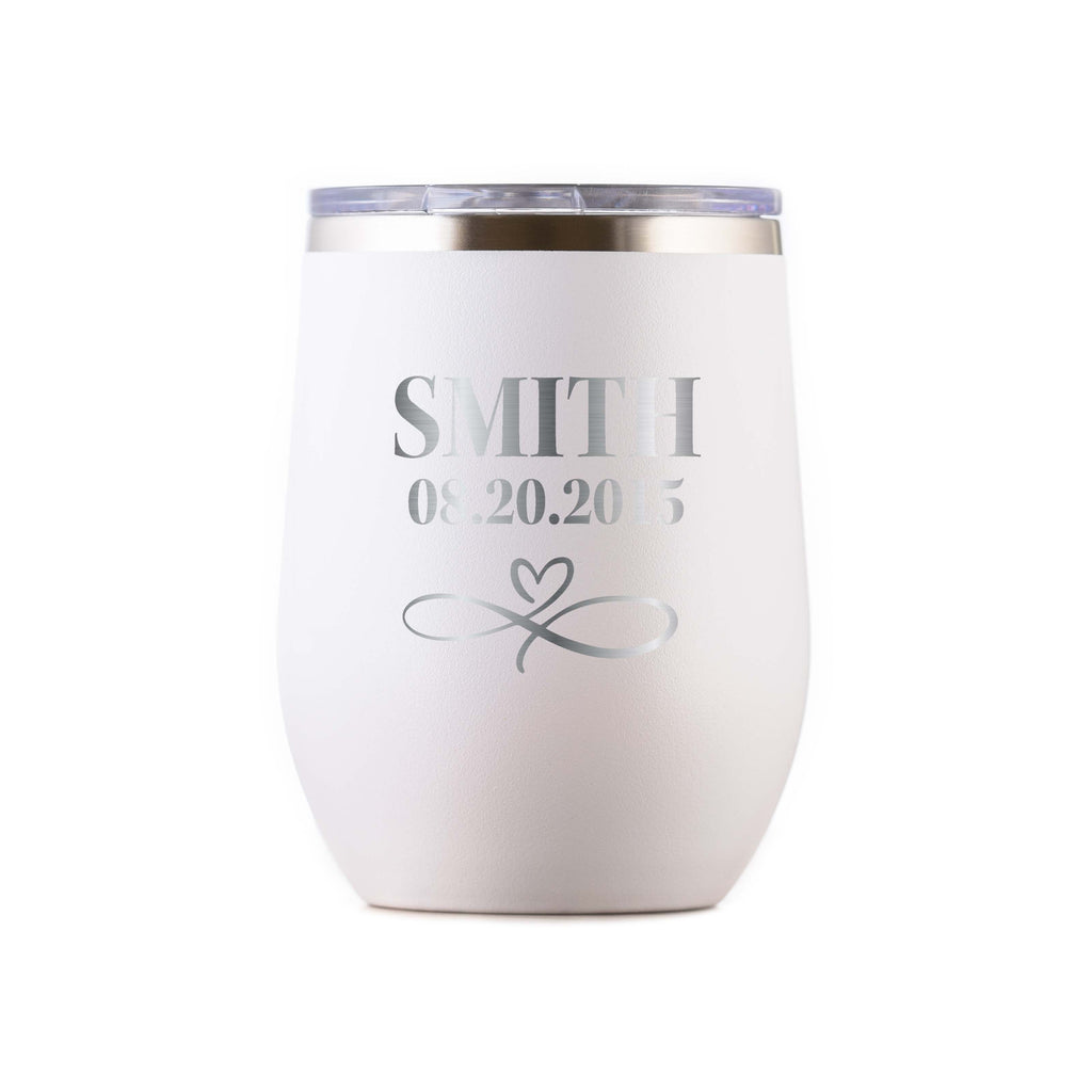 Wedding Favor Stemless Wine Tumbler Gift
