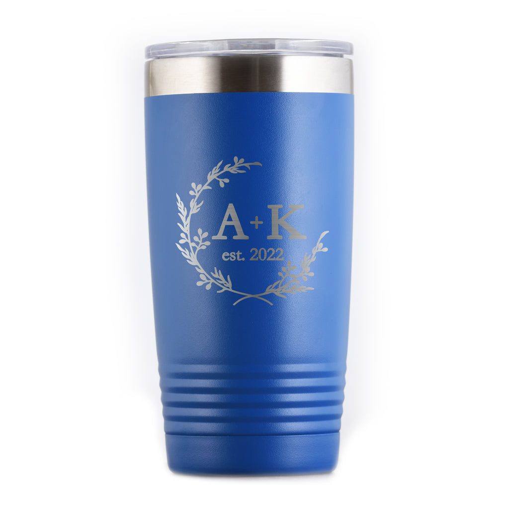 Wedding Favor Insulated Travel Tumbler Gift