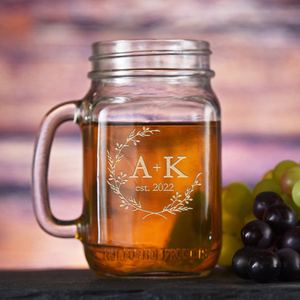 Custom Wedding Favor Mason Jar Gifts
