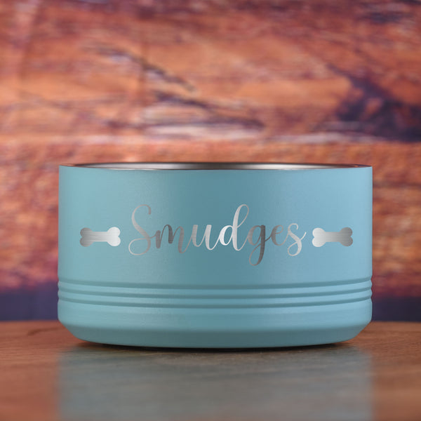 Custom Engraved Small Pet Bowl for Dog or Cat