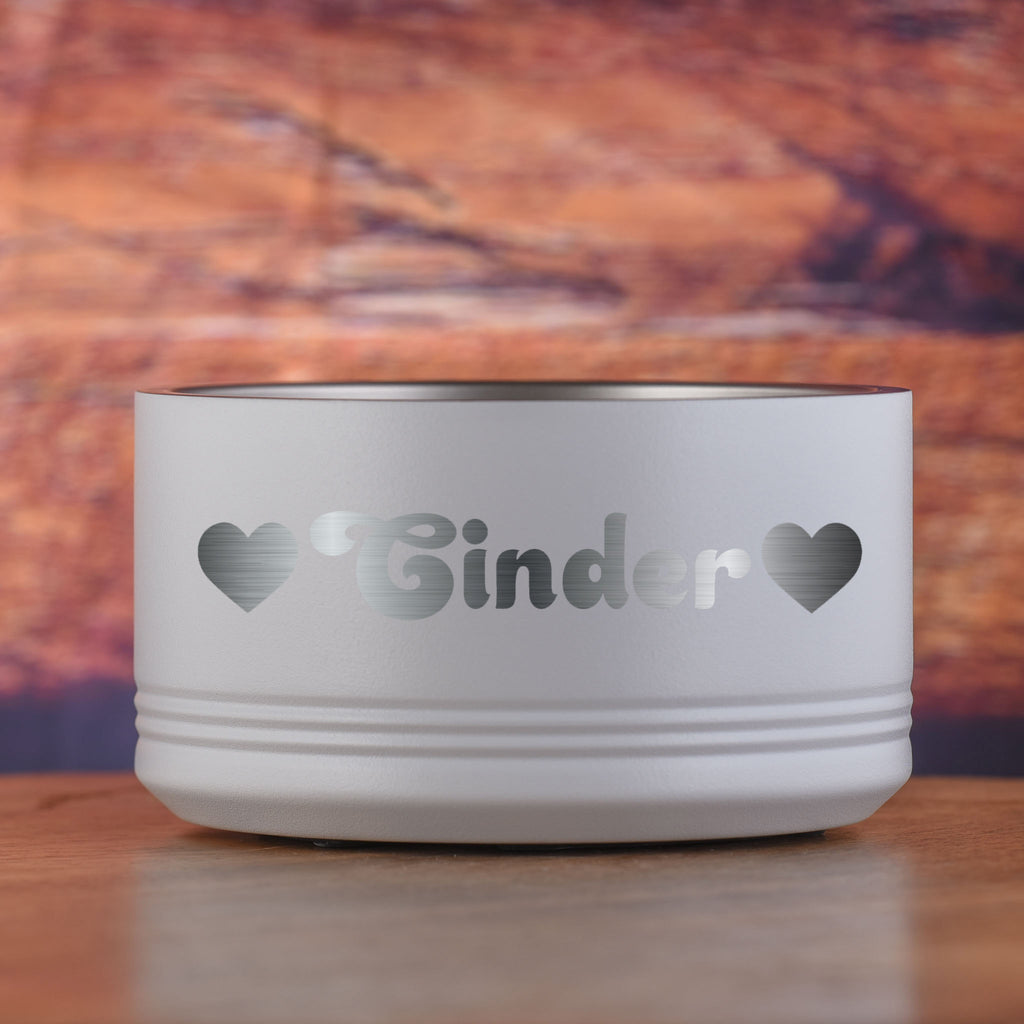 Custom Engraved Large Pet Bowl for Dog or Cat
