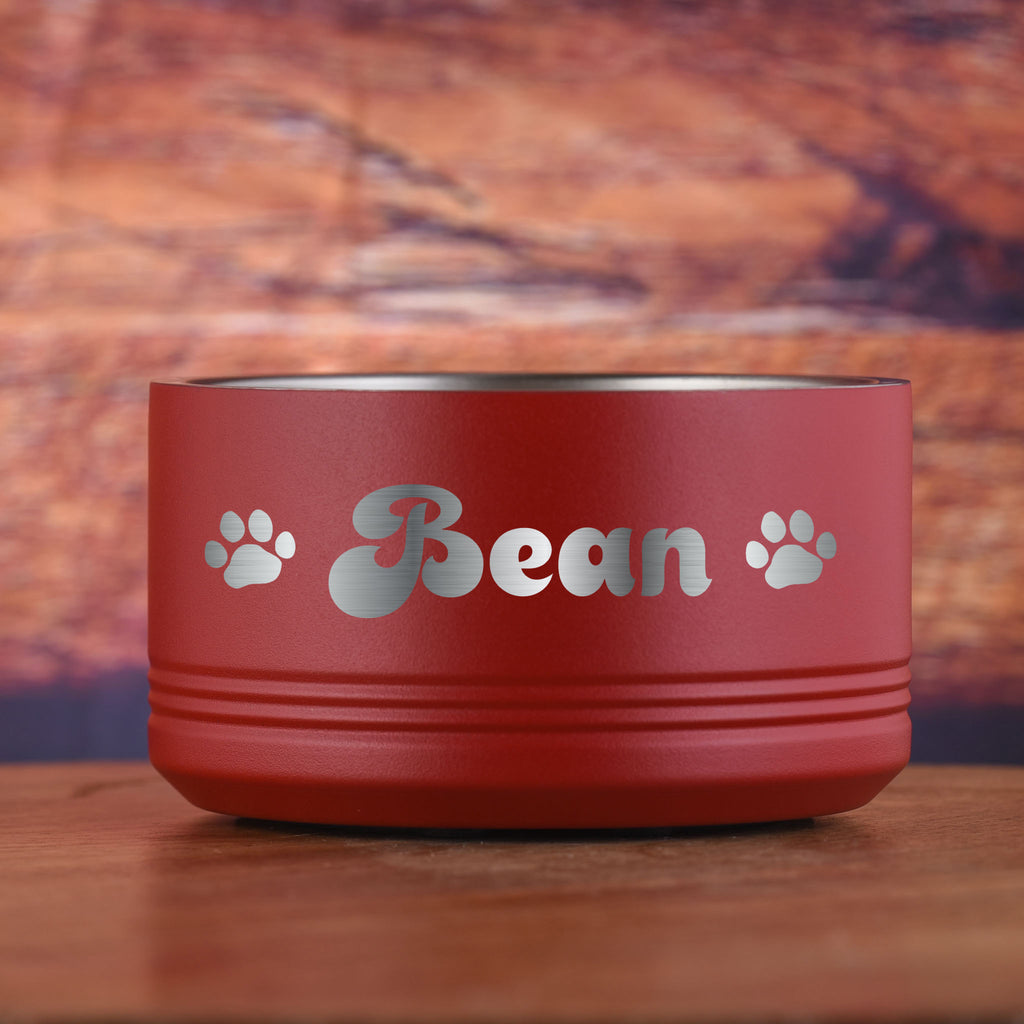 Custom Engraved Large Pet Bowl for Dog or Cat