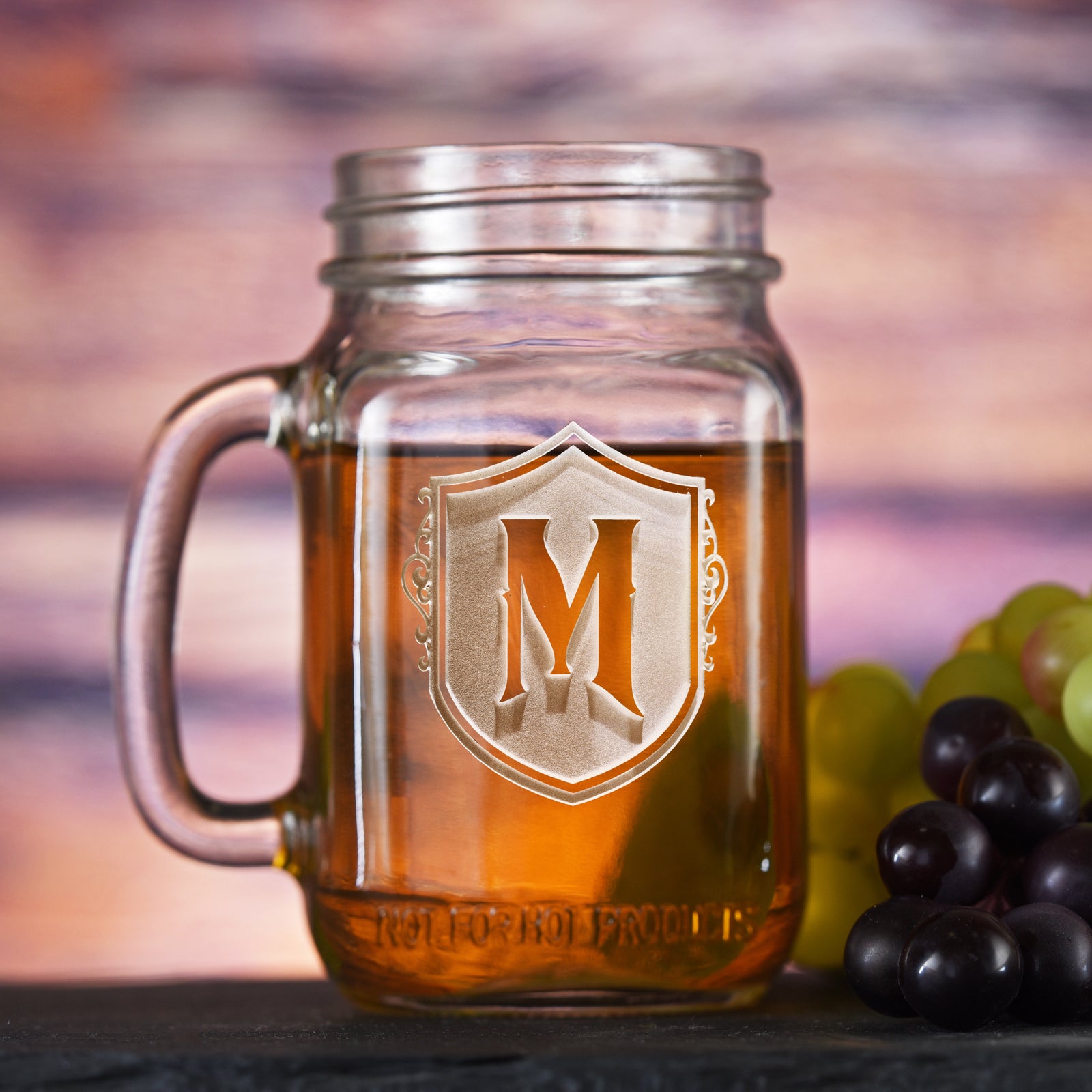 Shield Mason Jar
