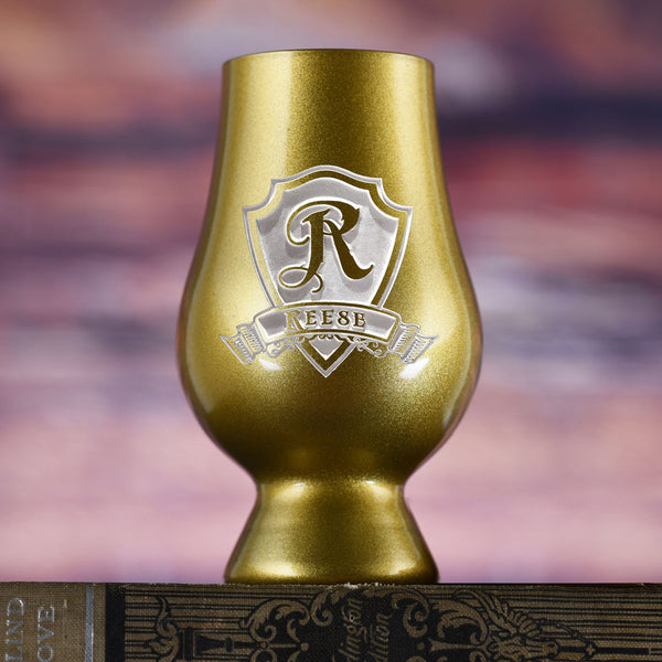 Engraved Gold Glencairn Whisky Glass