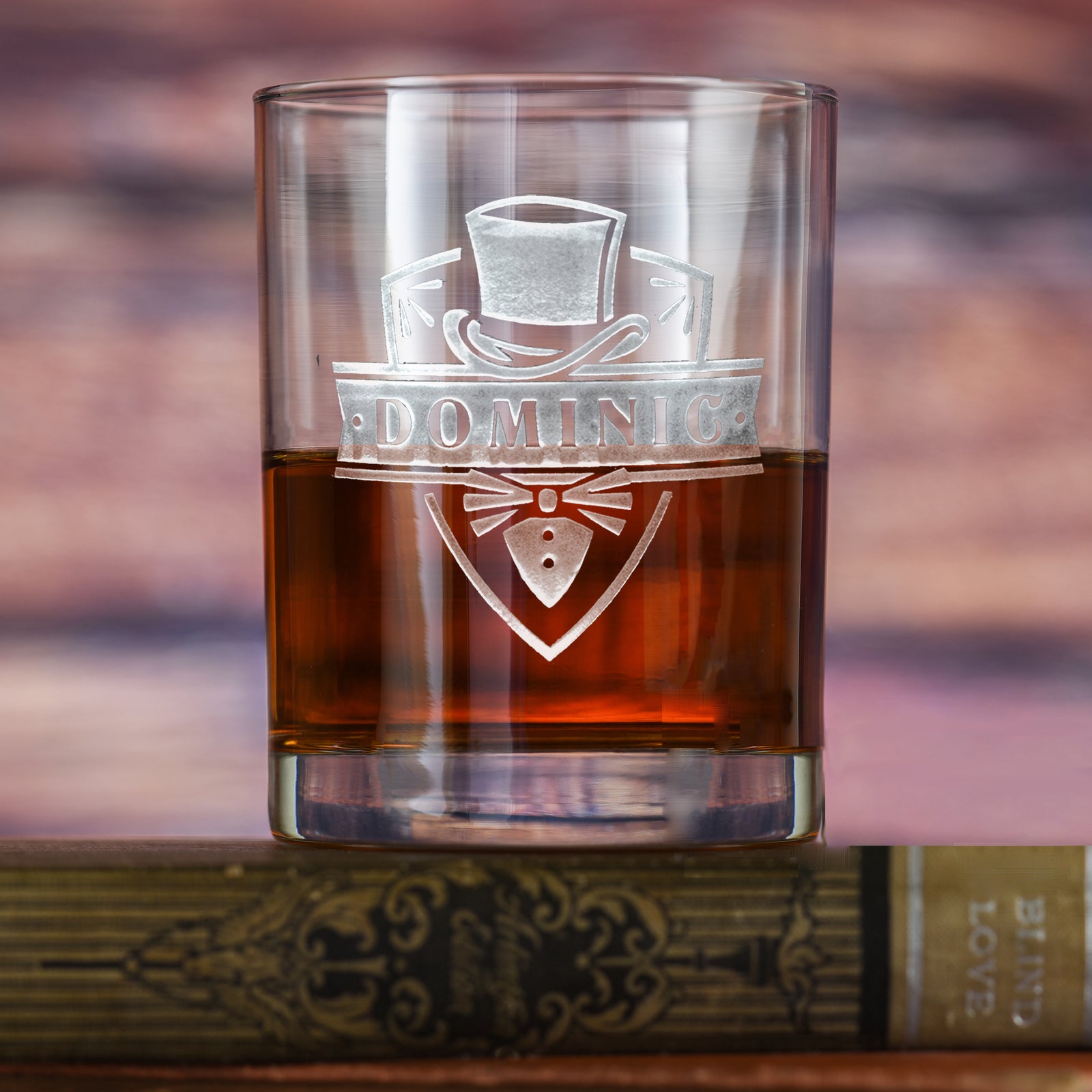 Groomsmen Custom Whiskey Glass