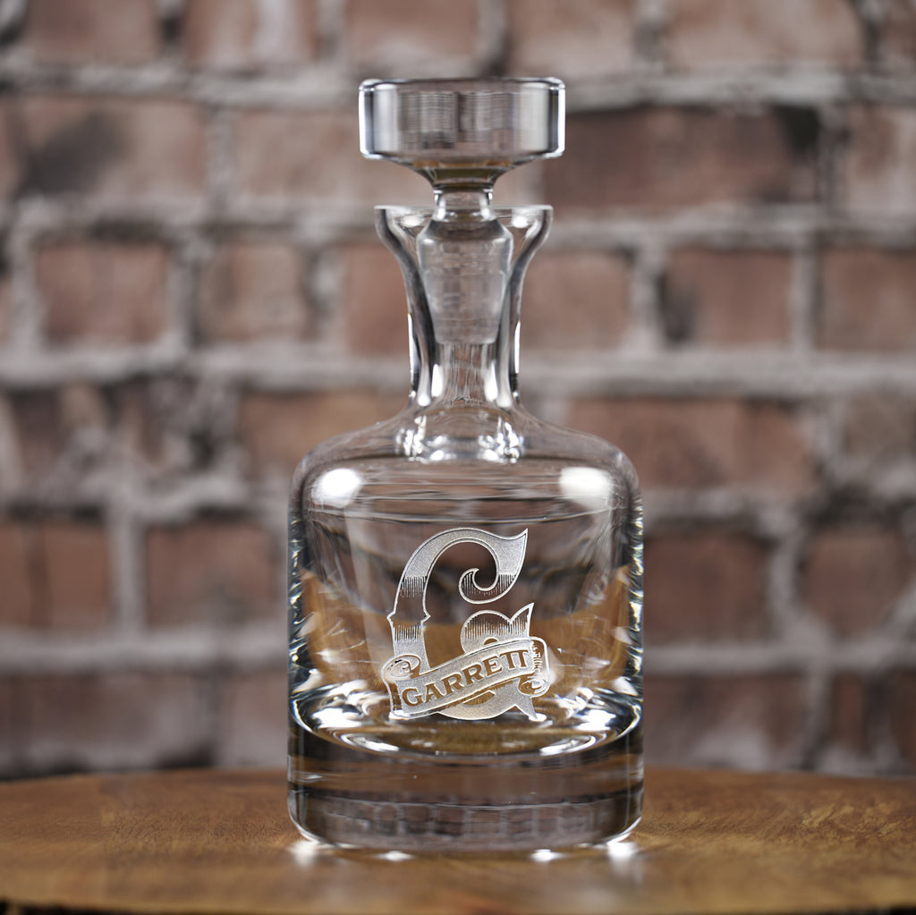 Carnivale Personalized Engraved Bourbon Decanter