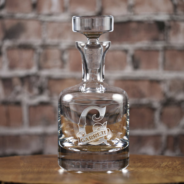 Carnivale Personalized Engraved Bourbon Decanter