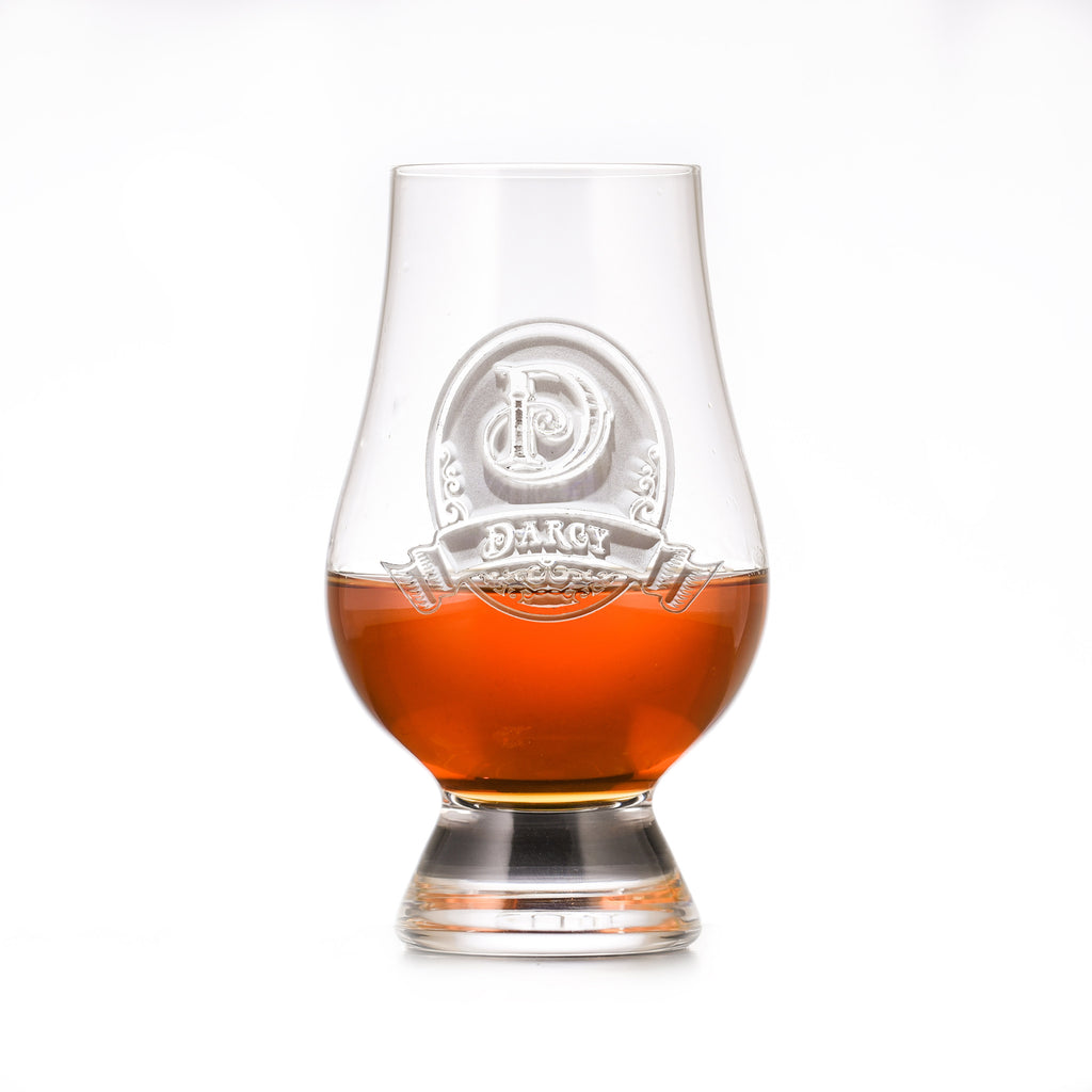 Personalized Engraved Glencairn Whisky Glass