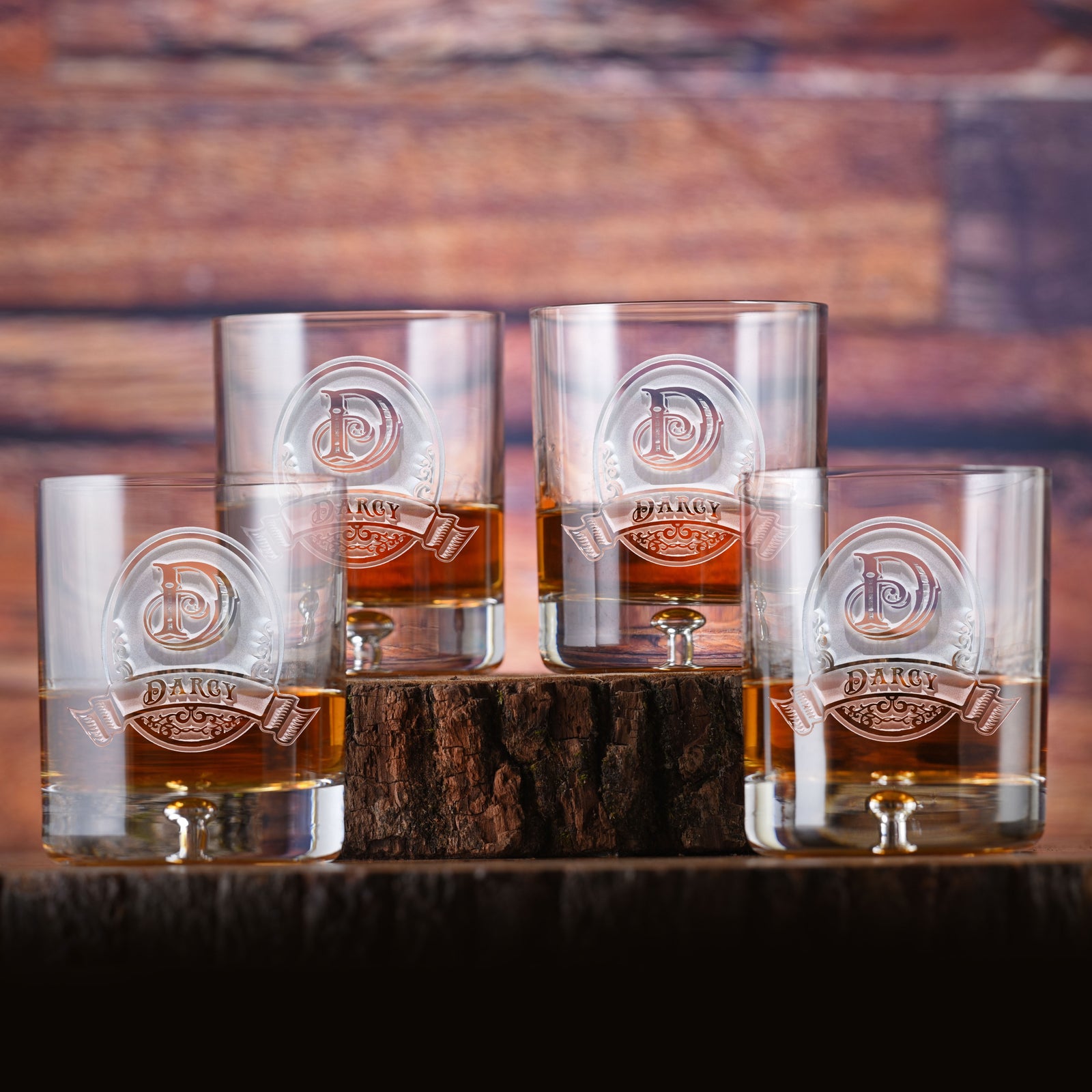 Crystal Whiskey Glasses (Set of 4)